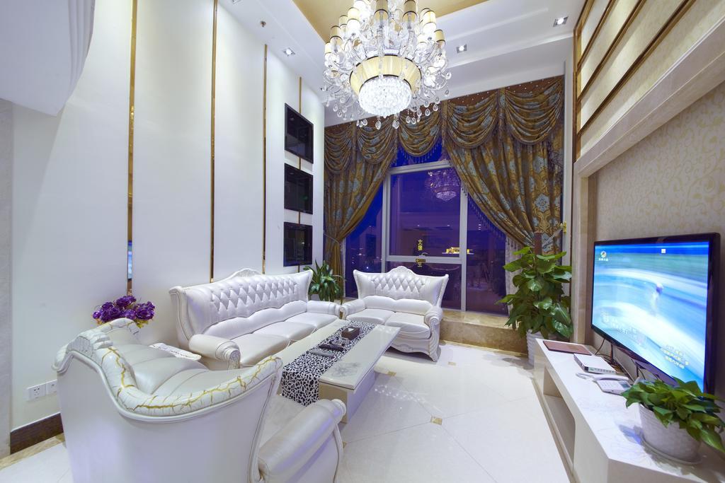 Louidon Mega Apartment Hotel Of Kam Rueng Plaza - Sunshine Apartment Kuangcsou Szoba fotó